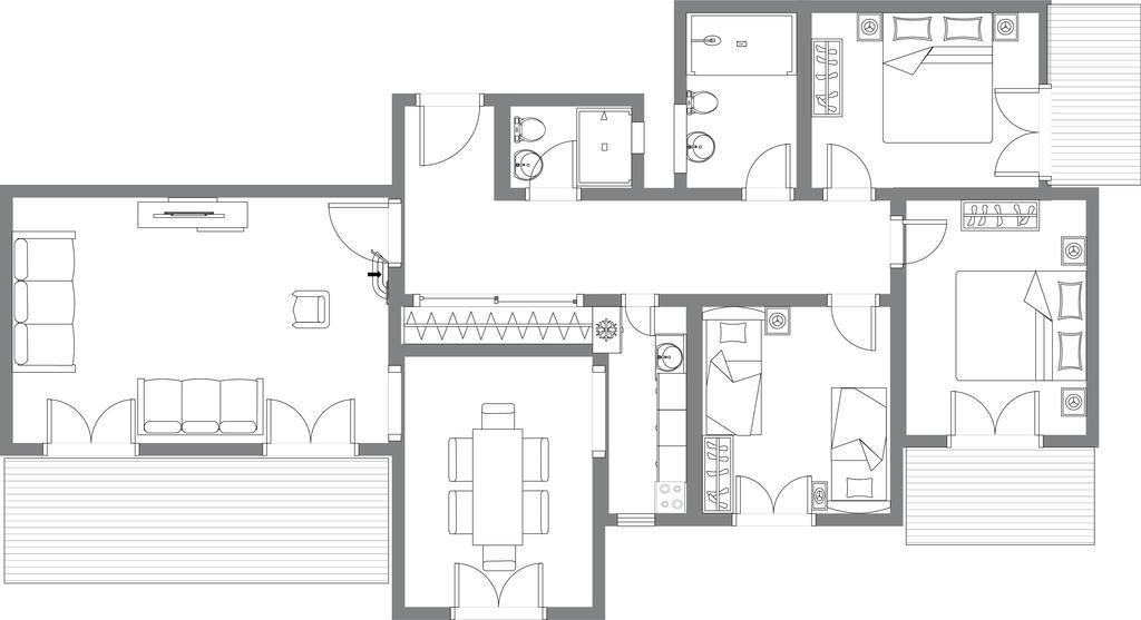 Apartment Vrutak Kotor Buitenkant foto